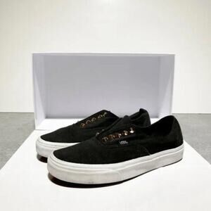 VANS Black with Gold Spikes Sneakers Womens Size 6.5